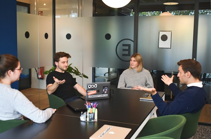 Growth-stage business team